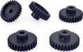 Pinion Gear Mod 1 Steel - Black 5mm shaft (19T)