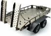 1/16-1/18 Scale Full Metal Trailer w/LED Lights Titanium Color