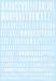 CND Decal Alphabet White (1pc)
