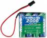 HydriMax NiMH 4.8V 2000mAh Flat AA Receiver Univ