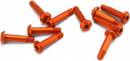 Alum Step Scrw 3.2x14mm Orange