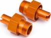 24mm HD Front Hex Hub (Orange/2pcs) Baja 5B/T