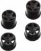 Super Star Wheel Set Black (4) Q32