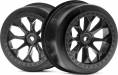 8-Shot SC Wheel (Black/2pcs) (Jumpshot SC)