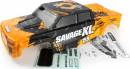 GTXL-6 Kingcab Painted Truck Body (Orange/Black)