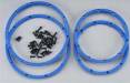 Fr Beadlock Rings Blue (2pr)