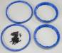 Rr Beadlock Rings Blue (2pr)