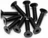 Flat Head Screw M4x15mm Hex Socket (10)