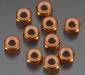 Alum Locknut M5 Orange (10)