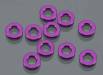 Aluminum Washer 3x6x1.0mm Purple (10)