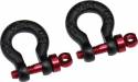 1/10 Scale Black Tow Shackle D-Rings Gen8