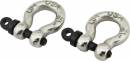 1/10 Scale Alum Chrome Tow Shackle D-Rings (2