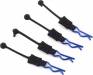 Body Clip Retainers 1/8 Scale (4) Blue