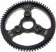 Black 65T Hardened Steel Spur Gear 32P 0.8M