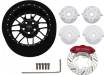 Black 8 Double Spoke Aluminum Steering Tx Wheel