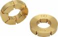 51.7g Brass Machete Wheel Weights UTB 1/18