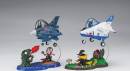 Egg Plane The World Fire Monster (F-2) & Midnight Witch (T-