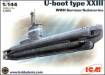 1/144 WWII German U-Boat Type XXIII Submarine