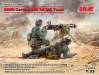 1/35 WWII German MG08 Machine Gun Team (2) w/Weapons & Equipment