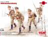 1/35 WWI Russian Infantry (4) w/Weapons & Equipment