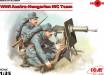 1/35 WWI Austro-Hungarian MG Team (2) w/Schuarzlose M07/12 MG, We