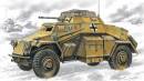 1/72 WWII SdKfz 222 Light Armored Vehicle