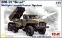 1/72 BM21 Grad Multiple Launch Rocket System Vehicle