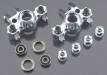 Steering Block (2) Silver Revo 3.3 E-Revo