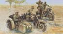 1/72 WWII German Motorcycle