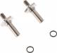 Titanium Front Axle Set w/1mm Adjustment Spacer