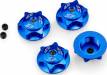 17mm Finnisher Serrated Magnetic Wheel Nut Blue