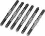 3.5x46mm Fin Titanium Turnbuckle Set Black 6pc