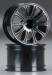 Rulux 1/16 E-Revo Wheel 2.2 Black (2)