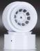 Hazard Slash 2WD Front Wheel White (2)