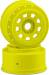 9-Shot 17mm Hex Sct Tire Wheel Yellow 2pc SCT