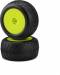 Ellipse Tire Green Compound Rr Yellow Wheel (2) Mini-T/B