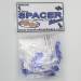 Aluminum Spacer Variety Pack 3mm (60) Blue