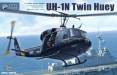 1/48 UH1N Twin Huey Helicopter w/3 Figures