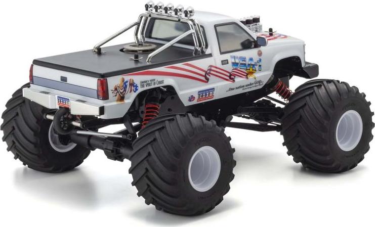 KYO33155 - USA-1 Nitro 1/8 RTR 4WD Monster Truck w/Engine .25 By