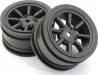 8-Spoke Watanabe Wheel Black Metallic (2)