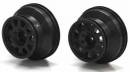 SC6 12mm Hex Short Course Wheels (Black) (2)