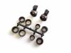 V2 Aluminum Rear Hub Set 0deg (RB6/ZX/RT/SC)