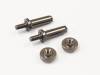 Aluminum Battery Post Set (Gunmetal/RB6)
