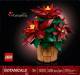 LEGO Botanicals Poinsettia Plant Decor Building Set 608pcs