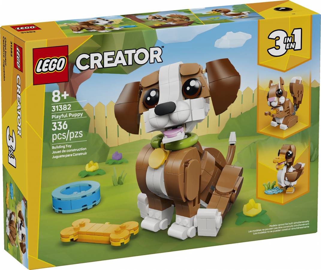 LEG31382 - LEGO Creator 3in1 Playful Puppy 336pcs By LEGO® @ Great