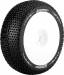 B-Turbo 1/8 Buggy (Soft) 17mm Hex White Wheels (2)