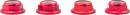 Lumenier M5 Red Alum Low Profile Lock Nut (4CC)