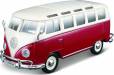 1/25 Assembly Line 1962 VW Samba Van (White/Red)