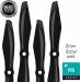 Propeller Set RS - 3-Blade FPV - 5x4.5 (4) Black