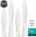 Propeller Set RS - 3-Blade FPV - 5x4.5 (4) White